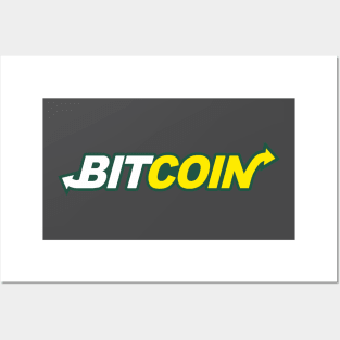 Bitcoin Logo Mashup Posters and Art